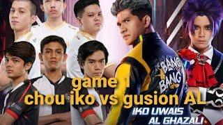 tim iko uwais vs tim al ghazali game 1 mlbb winter clash