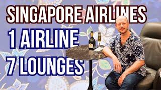 Die Lounges von Singapore Airlines in Singapur Private Room SilverKris Lounges Gold Lounge