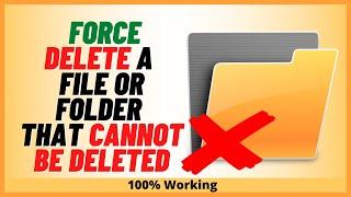 Cant Delete A File or Folder in Windows 11? Force Delete It