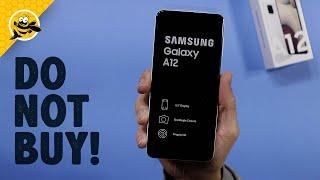 Samsung Galaxy A12 Unboxing and First Impressions - DO NOT BUY