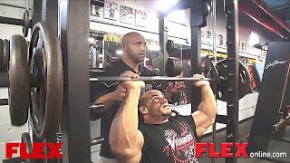 Big Ramy Trains Shoulders at Nearly 300lbs A Monster Workout