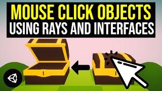 Get Object from Mouse Click and Call Functions through Interface 2D & 3D - Unity Tutorial