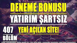 Yeni Açılmış 3 Gün Önce Yatırım Şartsız Deneme Bonusu Vermeye Başlamış Site