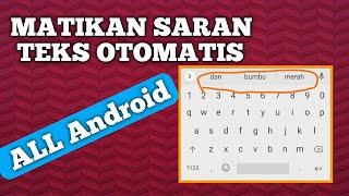 Cara Nonaktifkan Keyboard Koreksi Otomatis Di Android