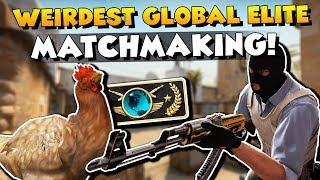 CSGO - Weirdest Global Elite Match Ive played in a while - Full MatchMaking