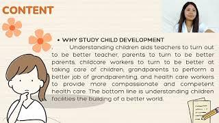 CHILD DEVELOPMENT AS A FIELD OF STUDY lesson 1