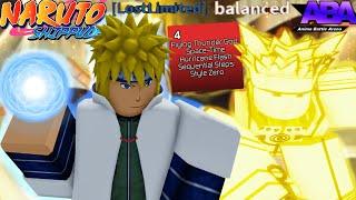 REWORKED Minato Destroyed Ranked ABA Naruto 1v1 Combos Anime Battle Arena Roblox