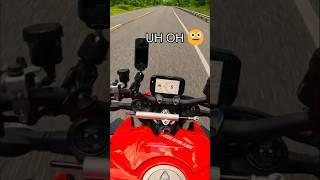 I learned the hard way that my Ducati is THIRSTY 