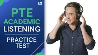 PTE Listening Practice Test with Answers