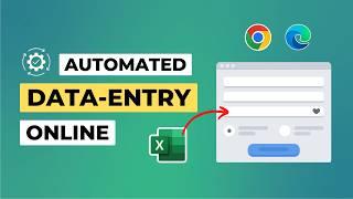 Automated Data Entry Online using Data from Excel  Auto Fill Forms using Chrome Extension