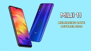 MIUI 11 Update Releasing Date  MIUI 11 Supported Device List