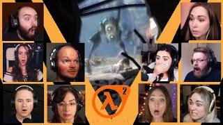 Gamers React to the First Encounter of a Hunter and Alyx Getting Wounded  Half-Life 2 Episode Two