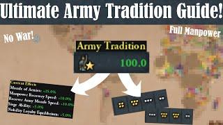 From 0 → 100 Army Tradition with NO WARS  This is THE Army Tradition Guide for #eu4