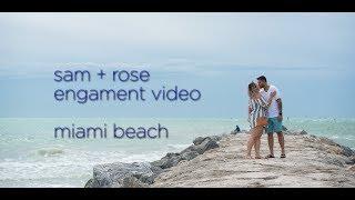 The Best Engagement Video Ever  Sam and Rose in Miami ZuDhan Productions