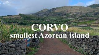 AZORES CORVO island