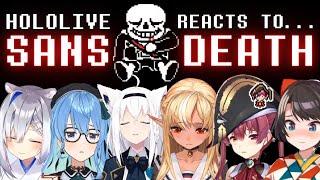 【Eng Sub】Hololive members cries after killing Sans during Genocide route full reactions【Undertale】
