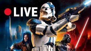 LIVE Playing Starwars Battlefront 2 Classic Online - OUTLAWS WILL FAIL