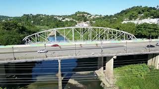 DJI Mini 3 Pro drone footage at  Trujillo Alto Historic Bridge in Puerto Rico.