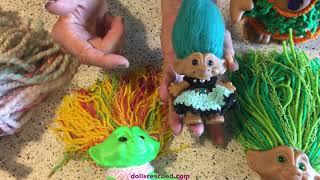 Troll Doll 3D Model 2 vs Jewel Belly Russ  DressOutfit Patterns