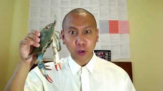 Filipino Crab Eating Tutorial by Mikey Bustos