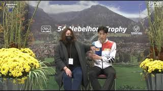 Sihyeong Lee Nebelhorn Trophy FP 2022