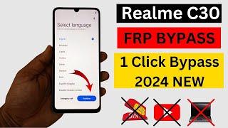 Realme C30 RMX3581 Frp BypassUnlock Google Account Lock Without PC  Without TalkBack New 2024