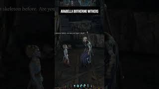 Arabella bothering Withers - Baldurs Gate 3