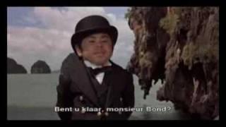 Scene on James Bond Island Thailand Man with the golden gun