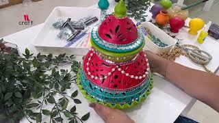 How to Make a Traditional Garbo for Navratri  DIY Clay Pot Decoration