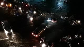 Flooding  Ho Chi Minh City Vietnam 31.10.2020  Halloween Storm 