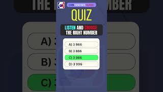 French Quiz about numbers 