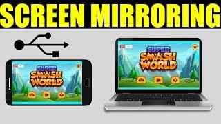 How to MIRROR Your Android Screen Phone To PC Via USB - NO ROOT STRAIGHT TO THE POINT