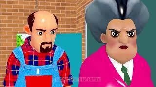 #Shorts Scary Teacher 3D The Best of Troll Miss T and Hello Neighbor Black Bull Coffin Dance #18