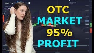 OTC market 95% profit  Pocket Option OTC trading Strategy