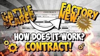 CSGO - TradeUp Contract & Float Value Tutorial - How does it work?