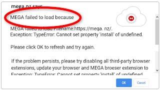 How To Fix Mega.nz says  This Site Says MEGA Failed To Load Because Error On Chrome Browser