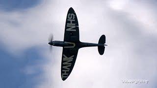 Pure WW2 Engine Sounds Racing Low Over The English Countryside