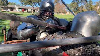 Peters Birthday Buhurts - Fun Knight Fighting for Family & Friends - SLO California Armored Combat