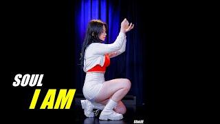 4K 소울 지효 SOUL - I AM 아이브 커버 댄스 @ 230709 합정 G스페이스홀 직캠 By SSoLEE