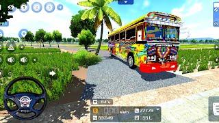 DRIVING THE INDIAN BUS  BUS SIMULATOR ULTIMATE GAME PLAY