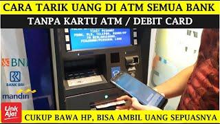 Cara Tarik Tunai LinkAja di ATM semua Bank  Langsung Contoh di masing masing ATM