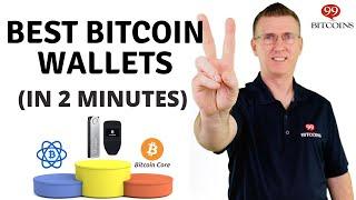 Best Bitcoin Wallet of 2024 in 2 minutes