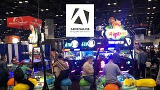 Adrenaline Amusements Arcade Booth Tour At IAAPA Expo 2022