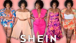 SHEIN Summer Try On Haul 2024  SHEIN Plus Size SHEIN Curve SHEIN Sets 1x2x Cruise Outfits