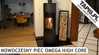 DUŃSKI PIEC WOLNOSTOJĄCY JYDEPEJSEN OMEGA HIGH CORE MONTAŻ SIEDLCE- KOMINKI - PIECE - TAPIS.PL