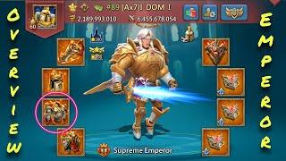 Lords Mobile - DOM account overview New 5 emperor piece in LM. Lets GO