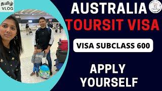 Australia Visitor Visa Subclass 600 How to apply online step-by-step guide in Tamil Application