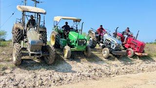 Tractor Jump in Canal  New Holland 3630 4wd  Mahindra 275 Di Xp Plus  Eicher 485  John Deere