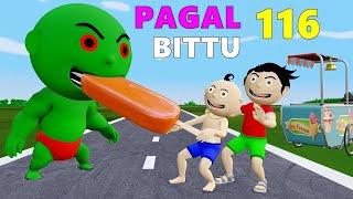 Best Of Bittu Sittu Chirkut Bhikhari Lal Cartoon Ep 74  Pagal Beta  Desi Comedy Video  Cartoon