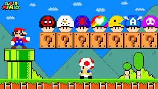 Super Mario Bros. but There are MORE Custom Mushrooms All Super Heroes...